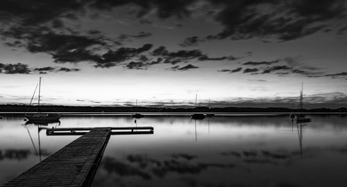 Bridge over river against sky