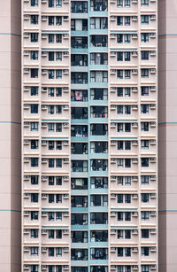 Apartment building in city