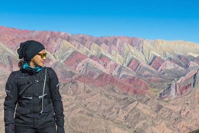 The colourful mountain range "serrania de hornocal" in argentina