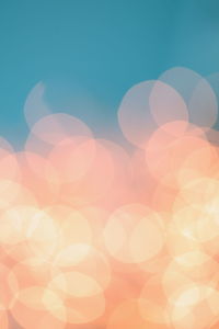 Defocused image of sky