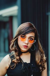 Portrait of a beautiful young woman