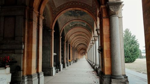 Corridor of historic building