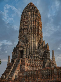 Low angle view of historical building against sky