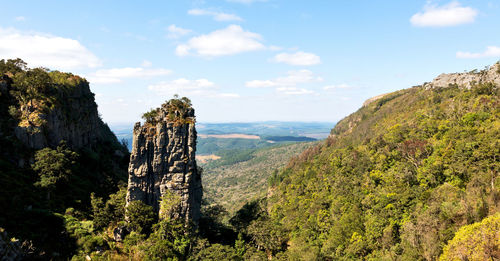 Panoramic view of landscape against sky