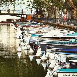 Boats in sea