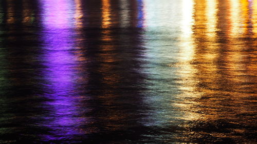 Reflection of trees in water