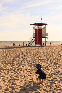 View of beach against sky