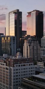 Modern buildings in city