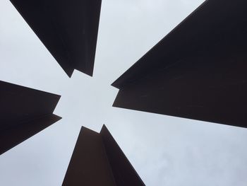 Low angle view of building against sky