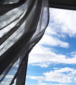 Low angle view of clouds in sky