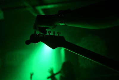 Close-up of a guitar