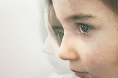 Close-up portrait of boy