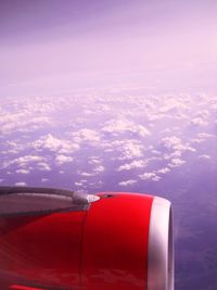Close-up of landscape against sky