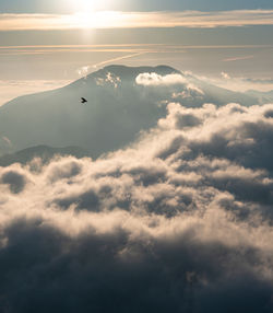 Low angle view of clouds in sky