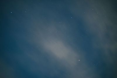 Low angle view of star field at night