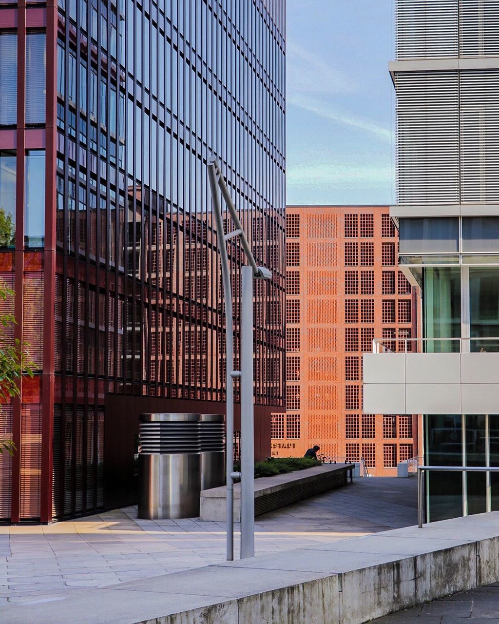 MODERN BUILDINGS AGAINST SKY