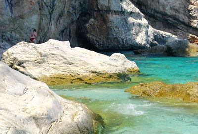 Rocks on sea shore