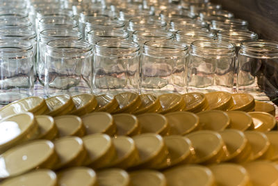 Close-up of glass on table