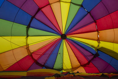 Hot air balloon against sky