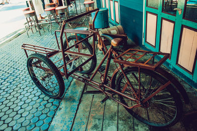 Bicycle on beach