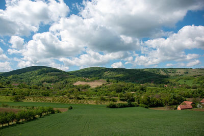 Scenic view of landscape against sky