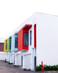 Exterior of building against clear sky