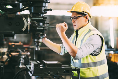 Man working in factory