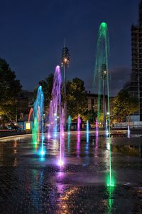 Fountain in city