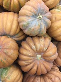 Full frame shot of pumpkins