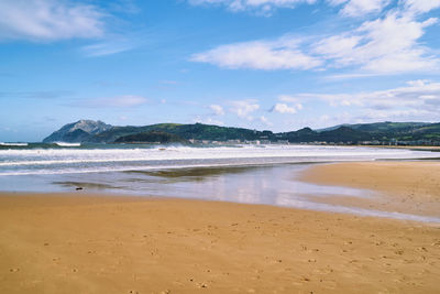 Laredo beach in summer