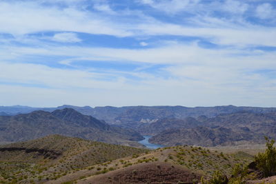 Scenic view of landscape against sky