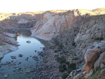 High angle view of a landscape