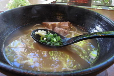 Close-up of food in bowl