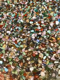 Full frame shot of multi colored stones