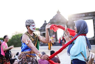 People at music concert