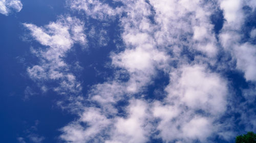 Low angle view of sky