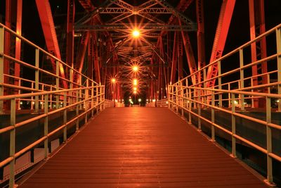 Footbridge over river