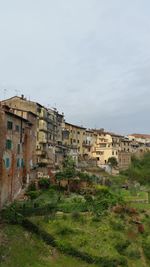 Houses against sky