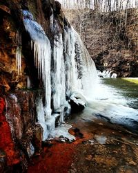 View of waterfall