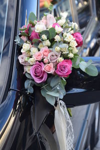 Close-up of rose bouquet
