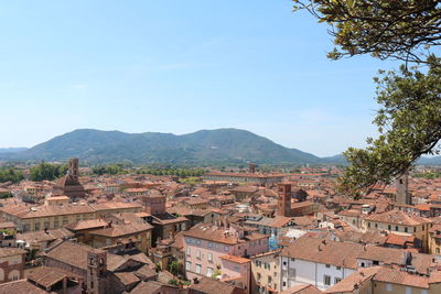 High angle view of a city