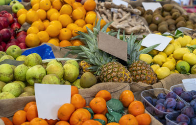 Fruits for sale at market