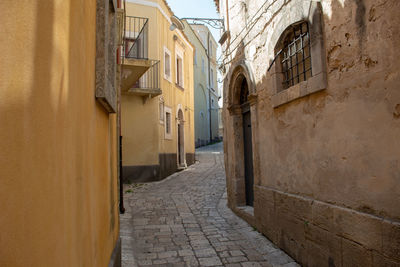 A street in the ancient district of ragusa ibla