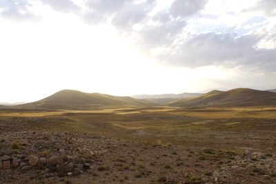 Scenic view of landscape against sky