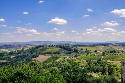 Scenic view of landscape against sky