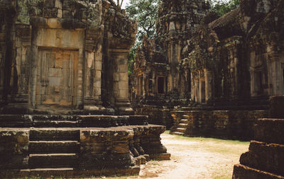 View of old ruin building