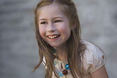 Portrait of smiling girl