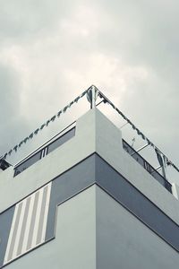 Low angle view of building against sky