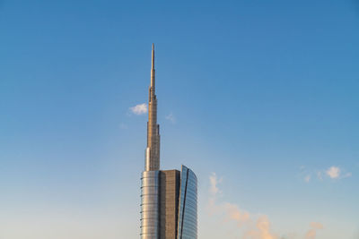 Porta garibaldi financial district business center with modern towers