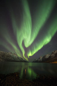 Aurora borealis in norway